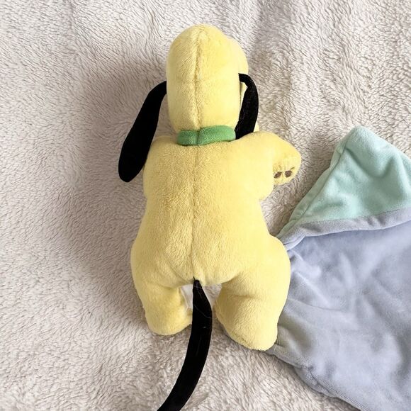 Disney Parks Babies Pluto Plush Toy With Blanket Bone 11” Stuffed Animal - Picture 4 of 7